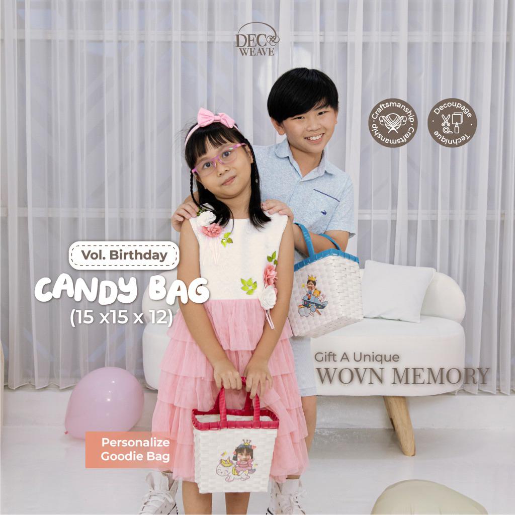 

Goodie Bag Candy Bag Decoupage