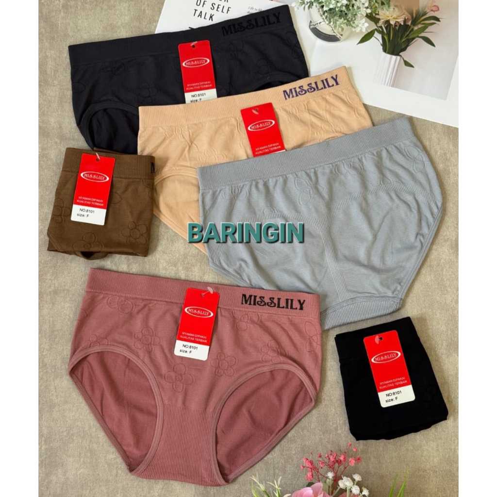 Cd Misslily Isi 3 Pcs-Celana Dalam Semi Korset Bahan Rajut