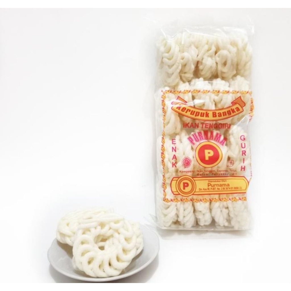 

Kerupuk Bangka Purnama isi 20 per bungkus