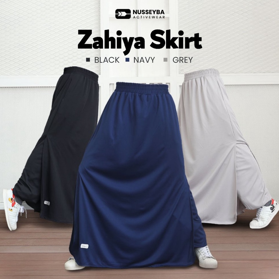 KODE C48S Nusseyba Zahiya Skirt Rok Celana Olahraga Rok Celana Wanita Muslimah Rokcel