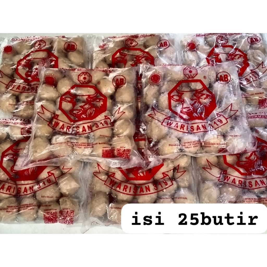 

Bakso warisan Ab 50 butir