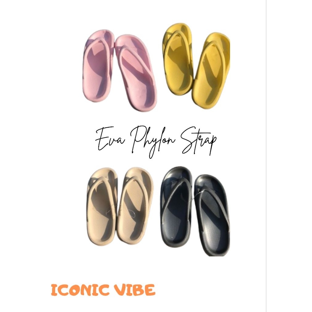 ICONIC VIBE sandal Wanita eva phlon strap sandal anti slip ecer/grosir