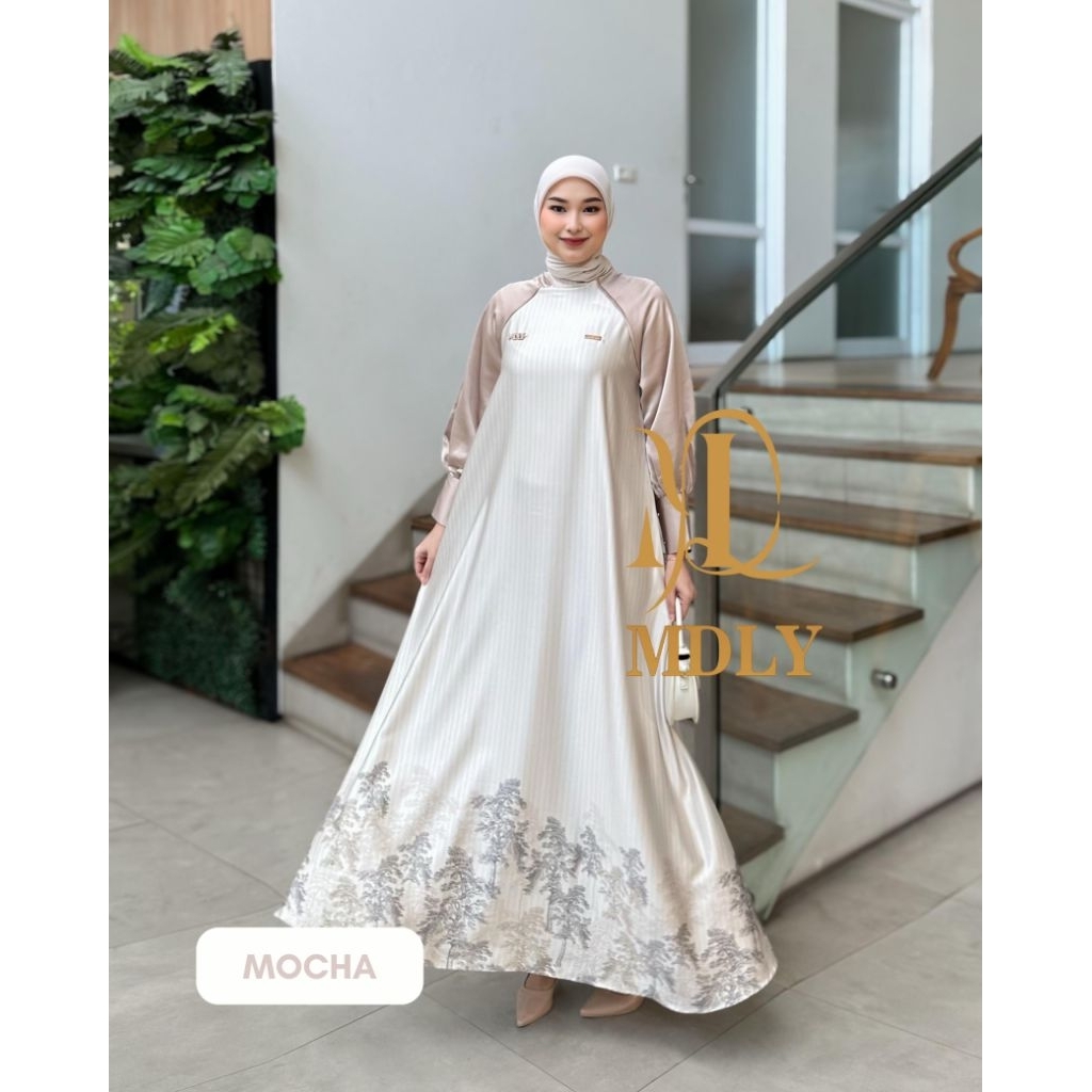 syana stripes dress  by mdly /dress simpel mdly