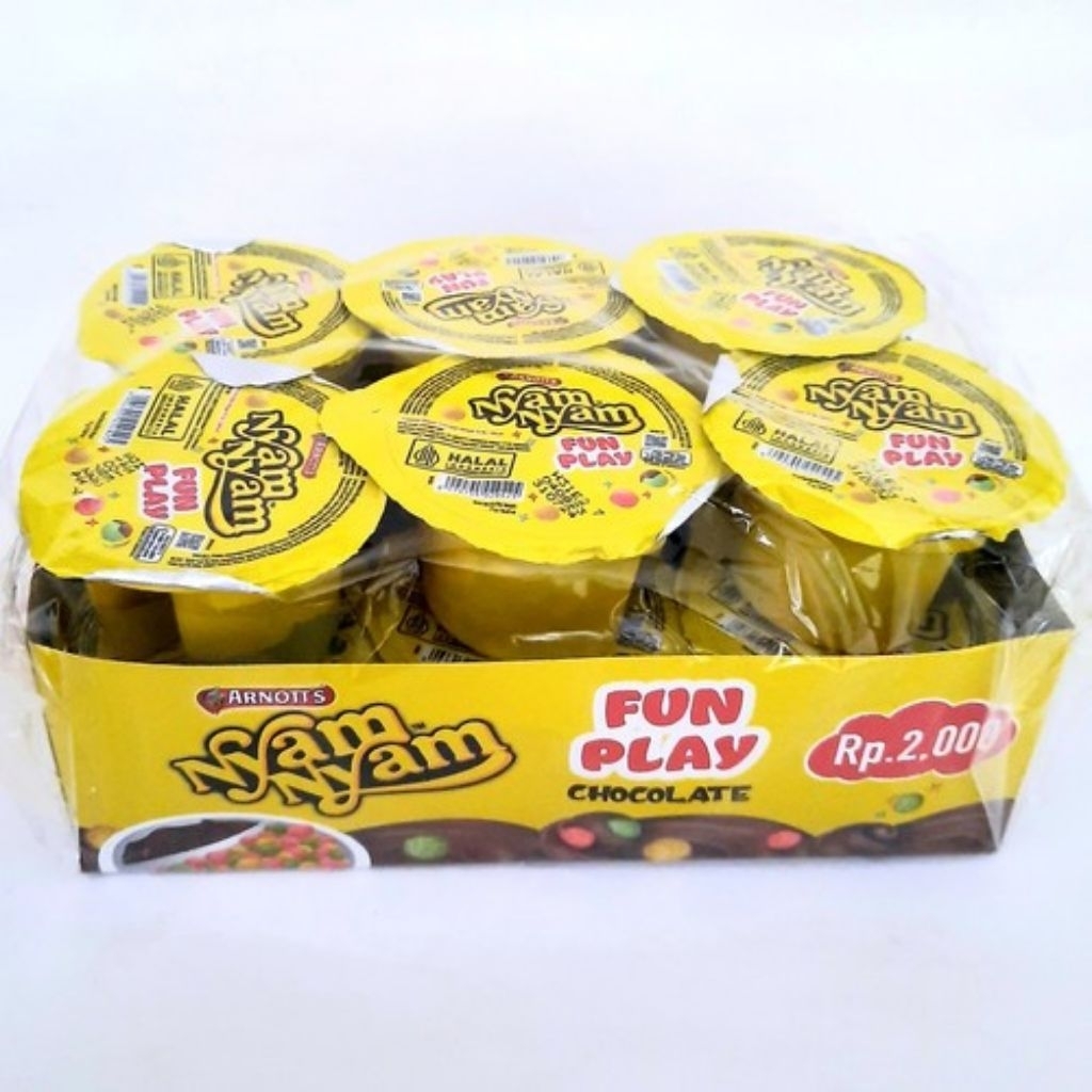 

Nyam nyam Fun Play Snack Kemasa box isi 12 Pcs