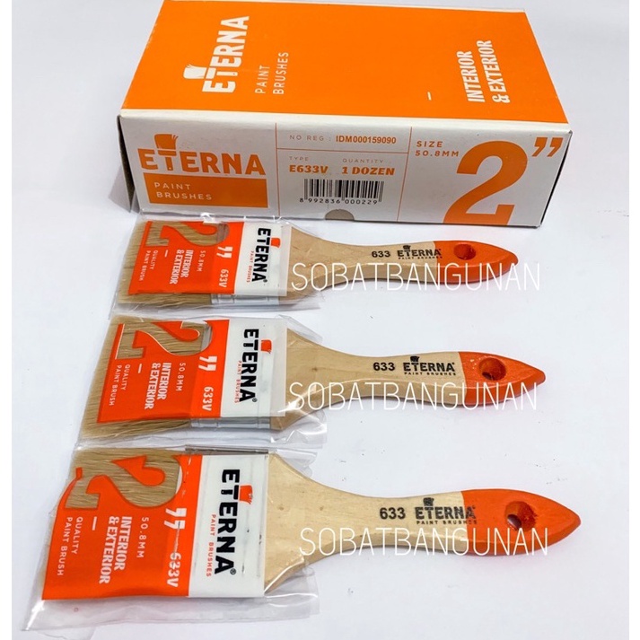 

KODE J93U GROSIR KUAS CAT ETERNA 2 KUAS ETERNA 2 HARGA PER DOZEN 12PCS