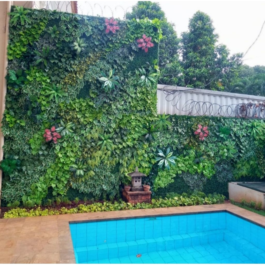 tukang taman vertikal vertical garden artificial