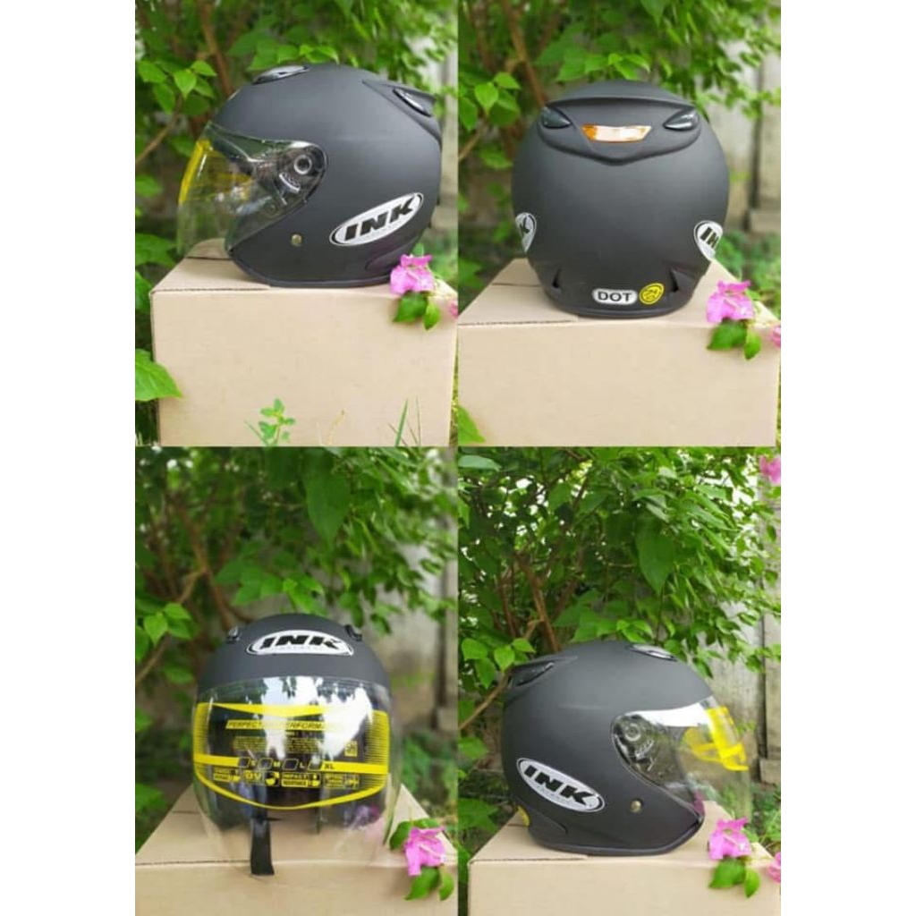 HELM INK CENTRO KW HITAM GLOSSY