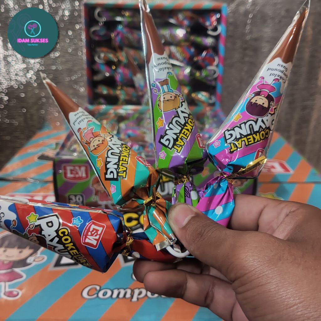 

DSM coklat payung compond susu isi 30 pcs 1 box