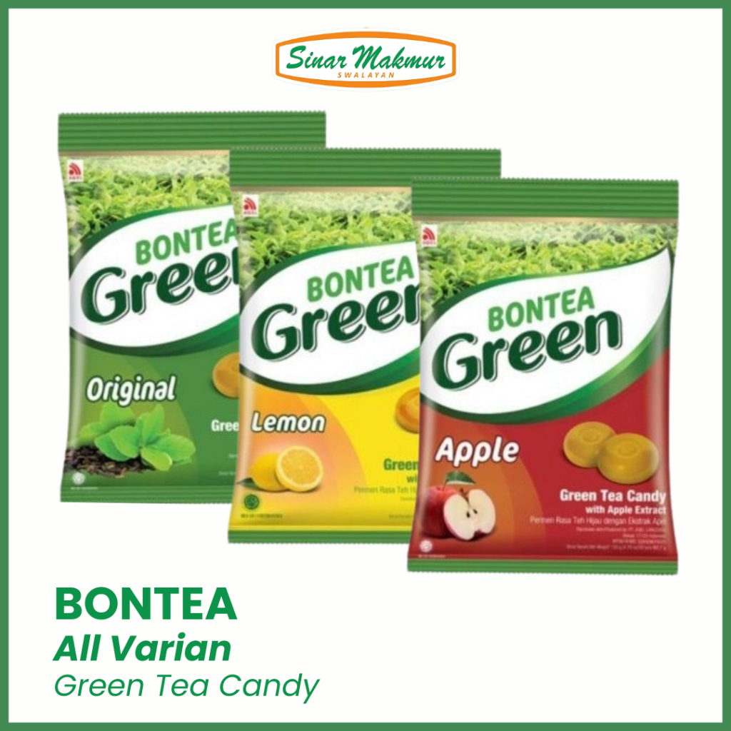 

Bontea Green Permen 135gr Original/Lemon/Apple