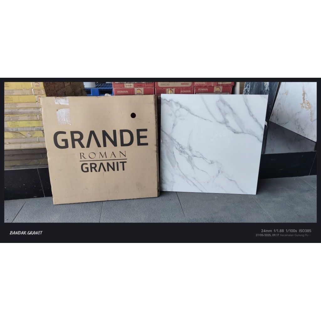 GRANIT LANTAI 80X80 ROMAN GRANDE BGT 809436FR DSAGRO CALACATA