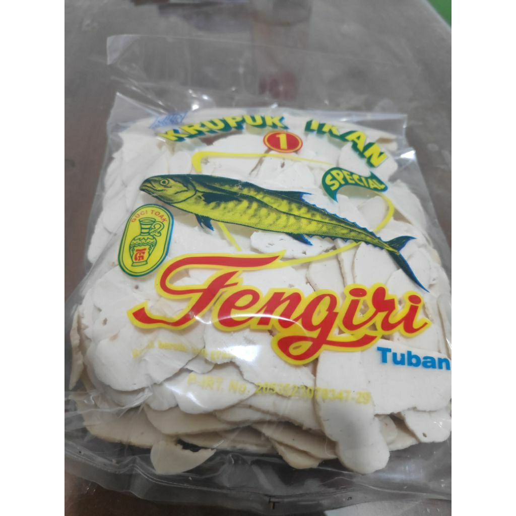 

KERUPUK IKAN TENGGIRI CAP GUCI TOAK 250 GRAM