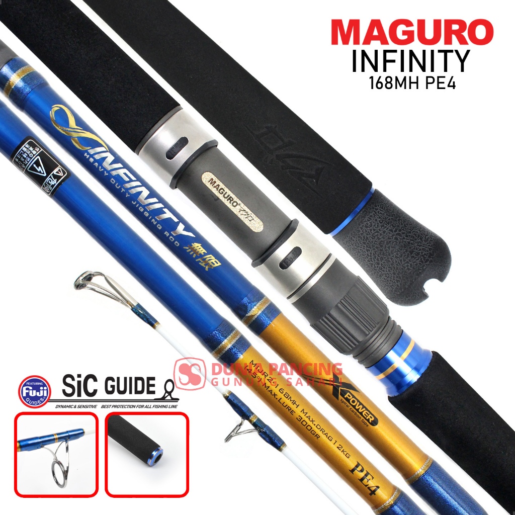 Joran Spinning Maguro Infinity PE 4 , PE 6 , PE 8