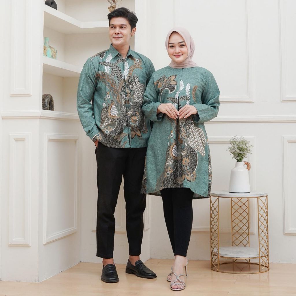 Batik Cotton Long Sleeve IIN COLLECTION || Green