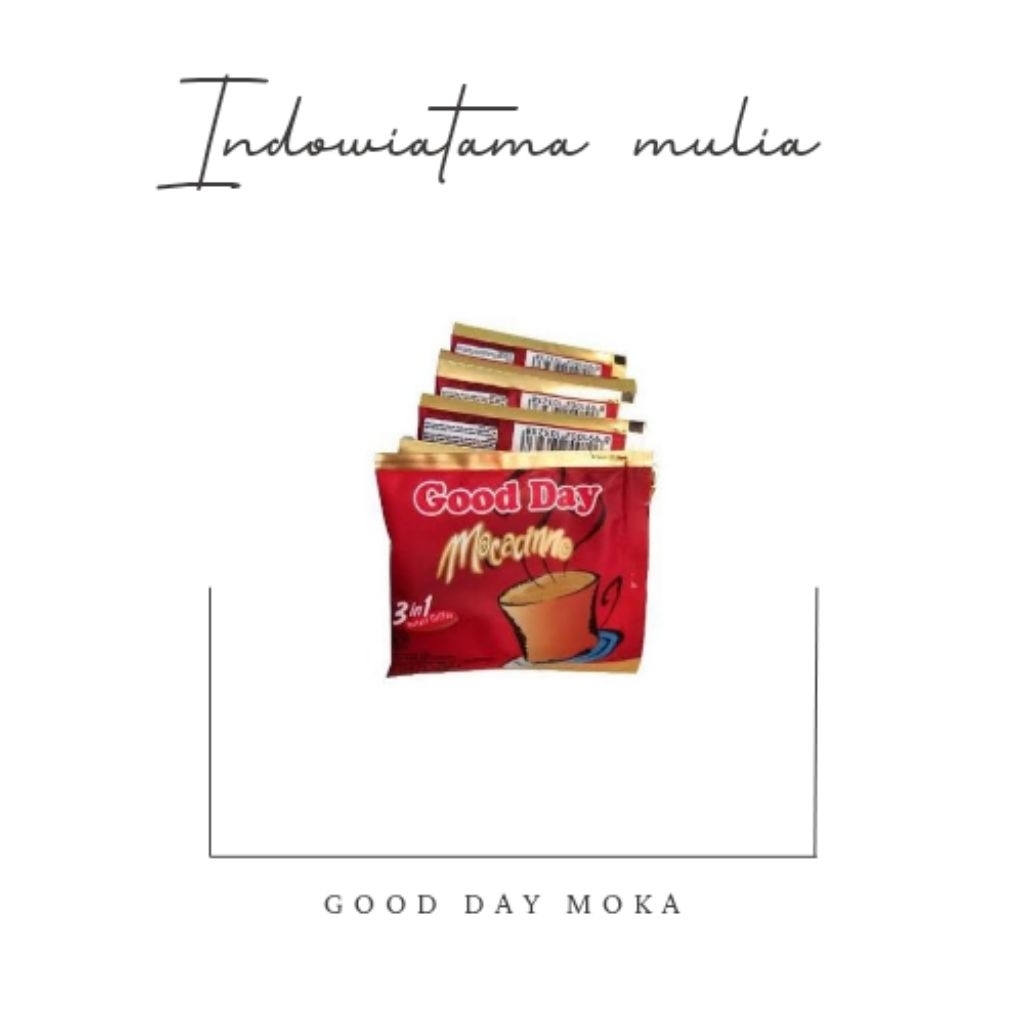 

kopi good day MOCACINNO 3in1 ( 10 sachet per renceng )