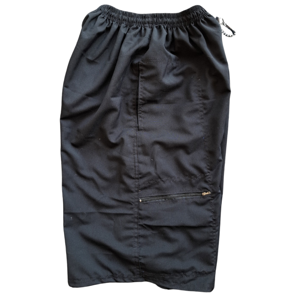 Celana 7/8 Pria Mestak Katun Jova Tebal Saku Resleting Cargo