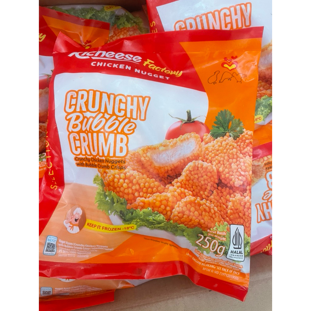 

Richeese Chicken Nugget Crunchy Bubble Crumb 250gr