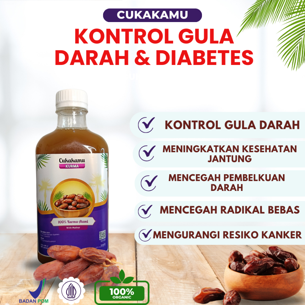 

CUKAKAMU Cuka Kurma Mencerahkan Wajah Putih Bersih Flek Hitam & Turunkan Gula Darah Tinggi Diabetes