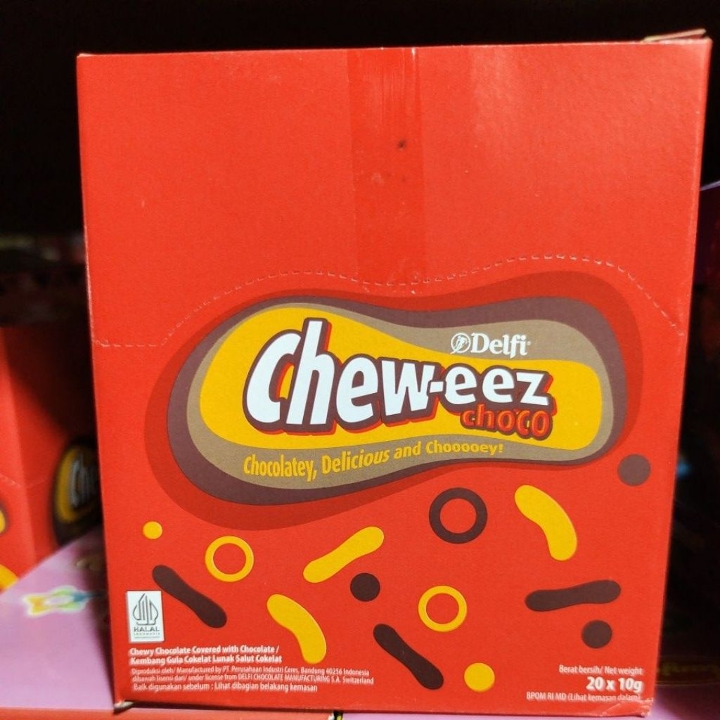

Cheweez choco delfi 1 box isi 20@ 10g