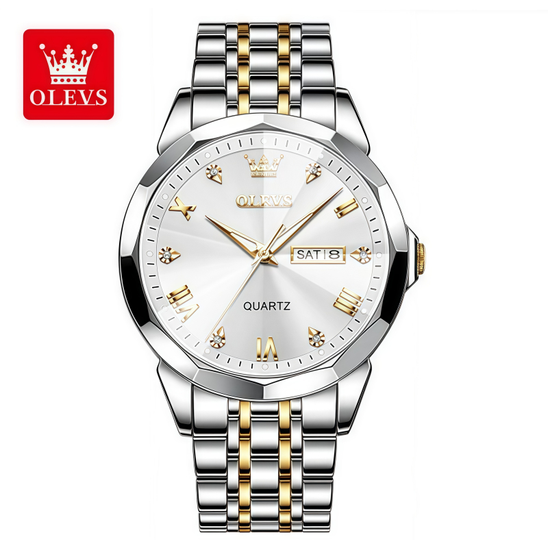 OLEVS Original – Jam Tangan Pria Automatic Mekanis, Tahan Air & Tampilan Mewah, Kualitas Terjamin