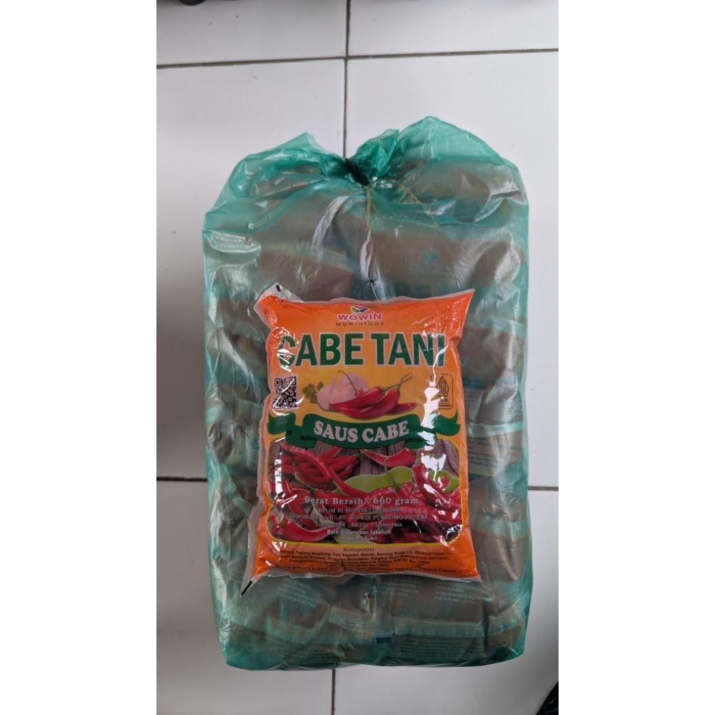 

Saos Refill Cabe tani 660 gram