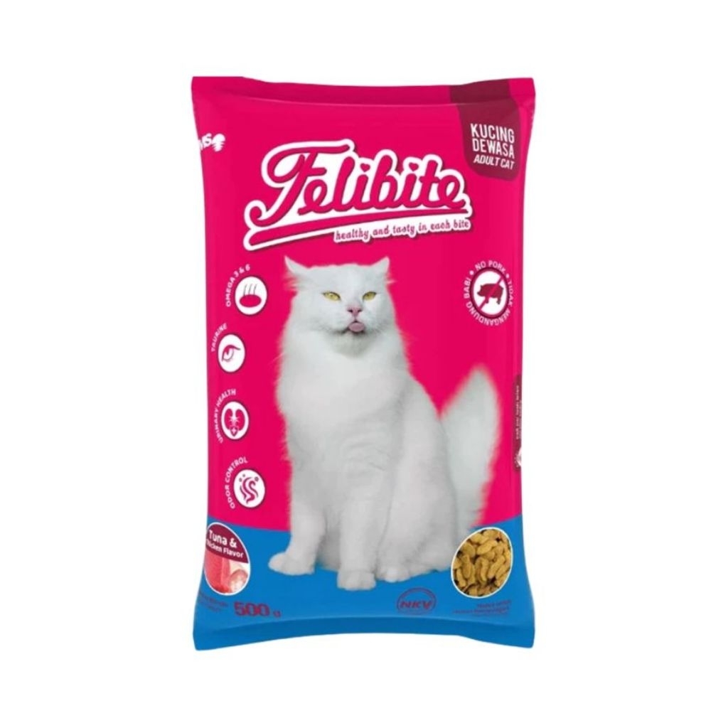 Felibite Adult 500gr makanan kucing dewasa felibite