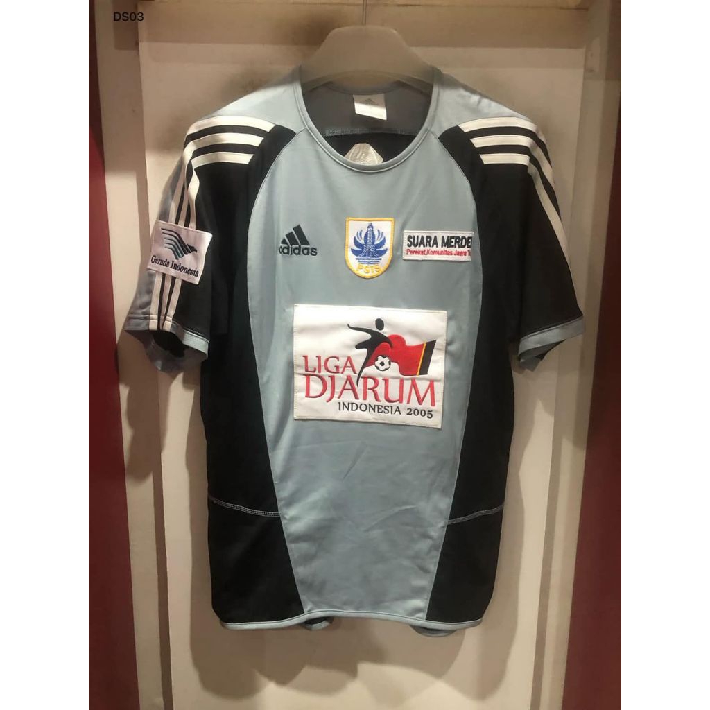 Jersey Template PSIS Semarang Goalkeeper 2005 SS - Grey/Black/White #12