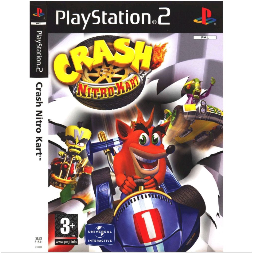 Kaset DVD Game Crash Nitro Kart - Kaset game ps 2 - Kaset game ps2 original - Kaset DVD Game ps2 - K