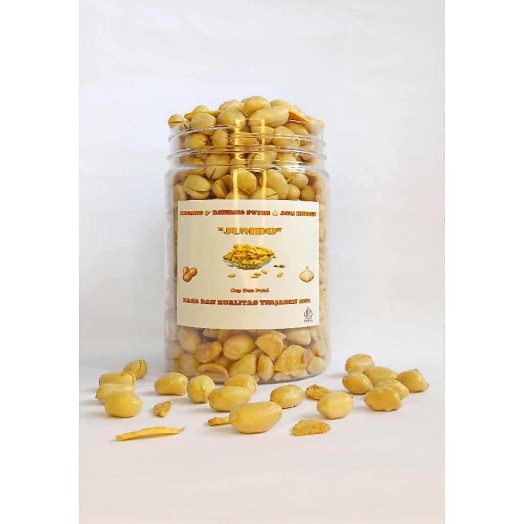 

Kacang bawang Jumbo Premium super 500gr asli Brebes, 100% renyah dan gurih, cemilan enak
