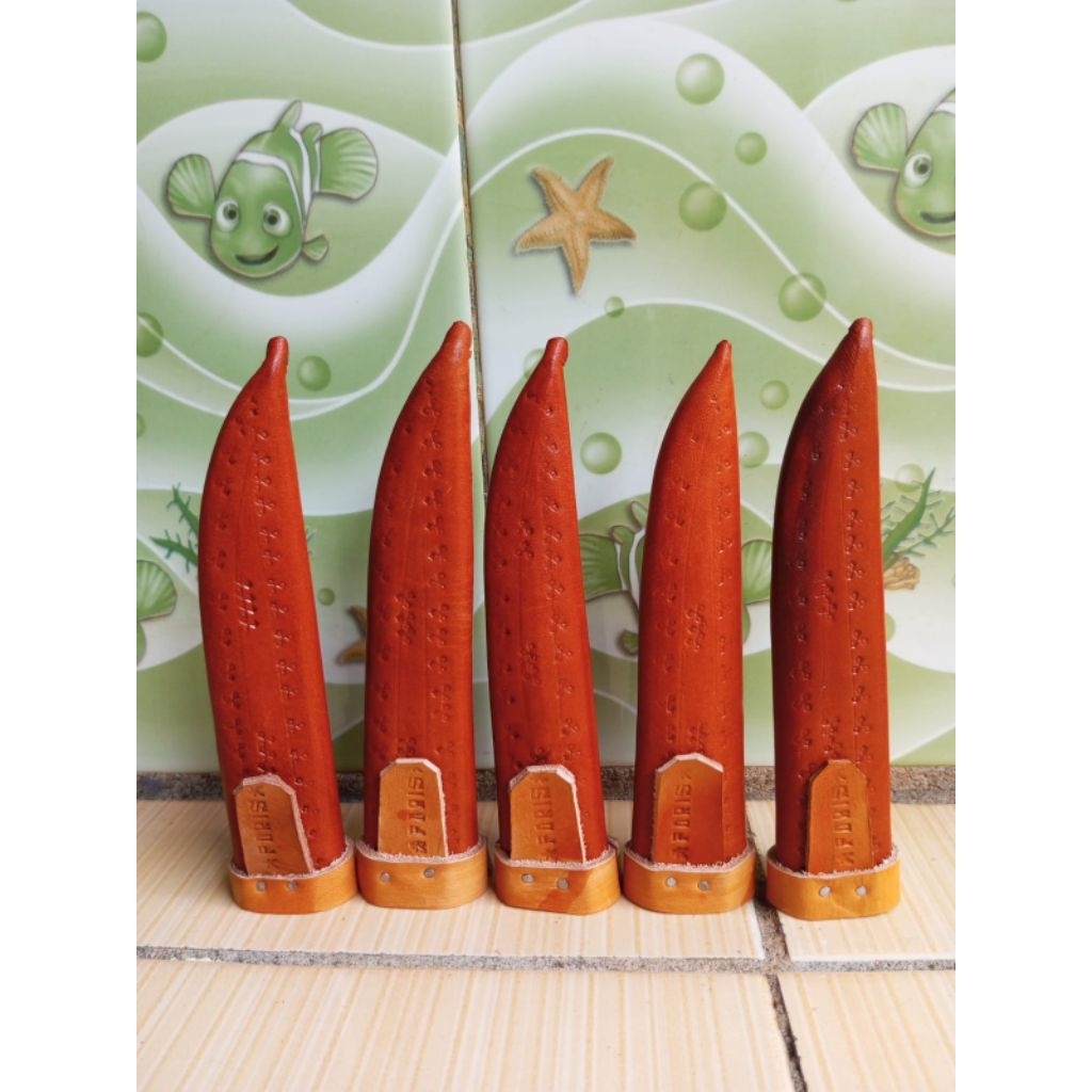 SARUNG PISAU(RANGKO PISAU) 100% KULIT SAPI ASLI UKURAN 15 CM