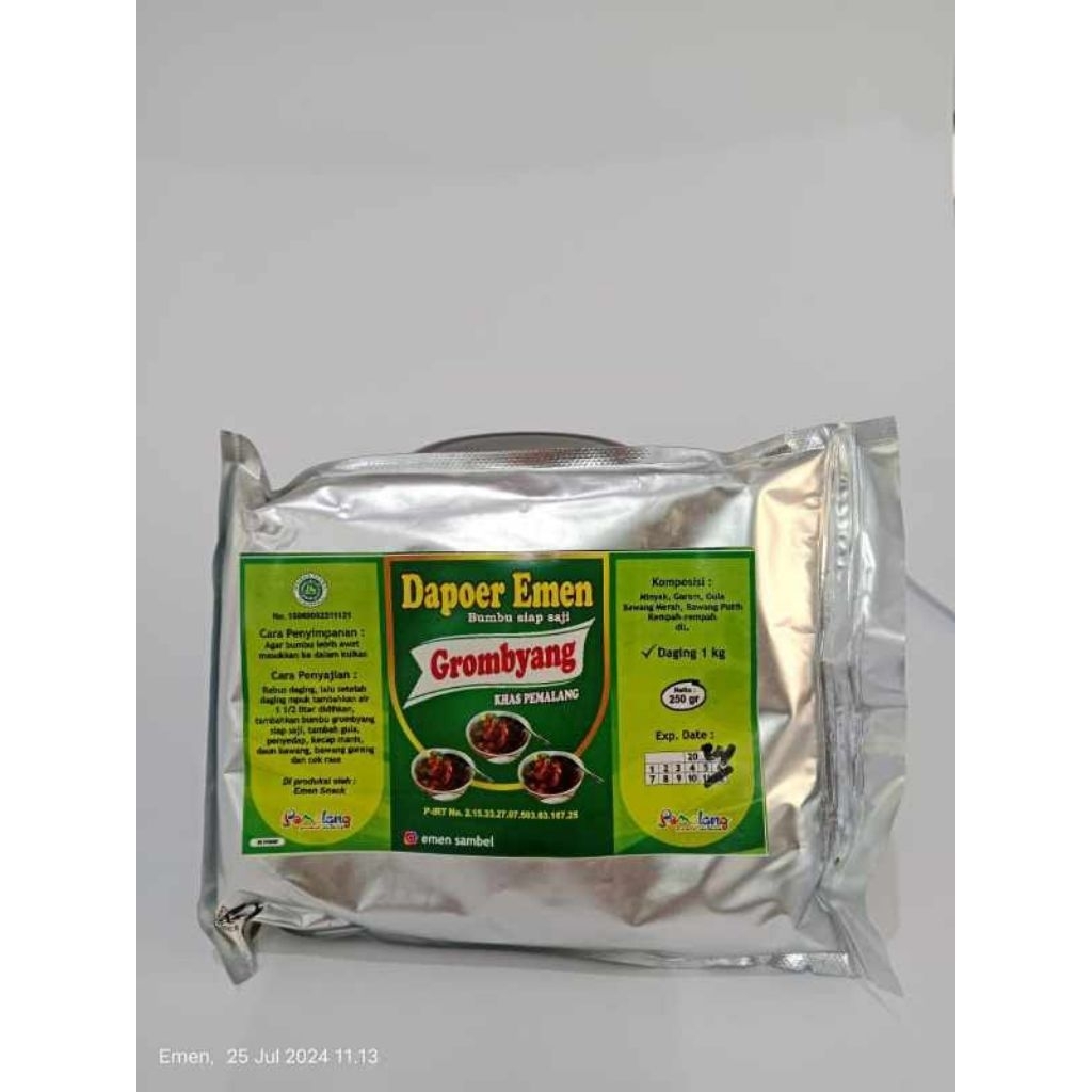 

Bumbu Siap Saji Grombyang Khas Pemalang | Bumbu Grombyang Pemalang | Grombyang Khas Pemalang Halal