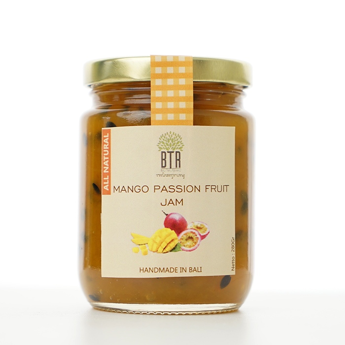 

Selai BTR Mango Passionfruits Jam 280 gram, selai mangga markisa