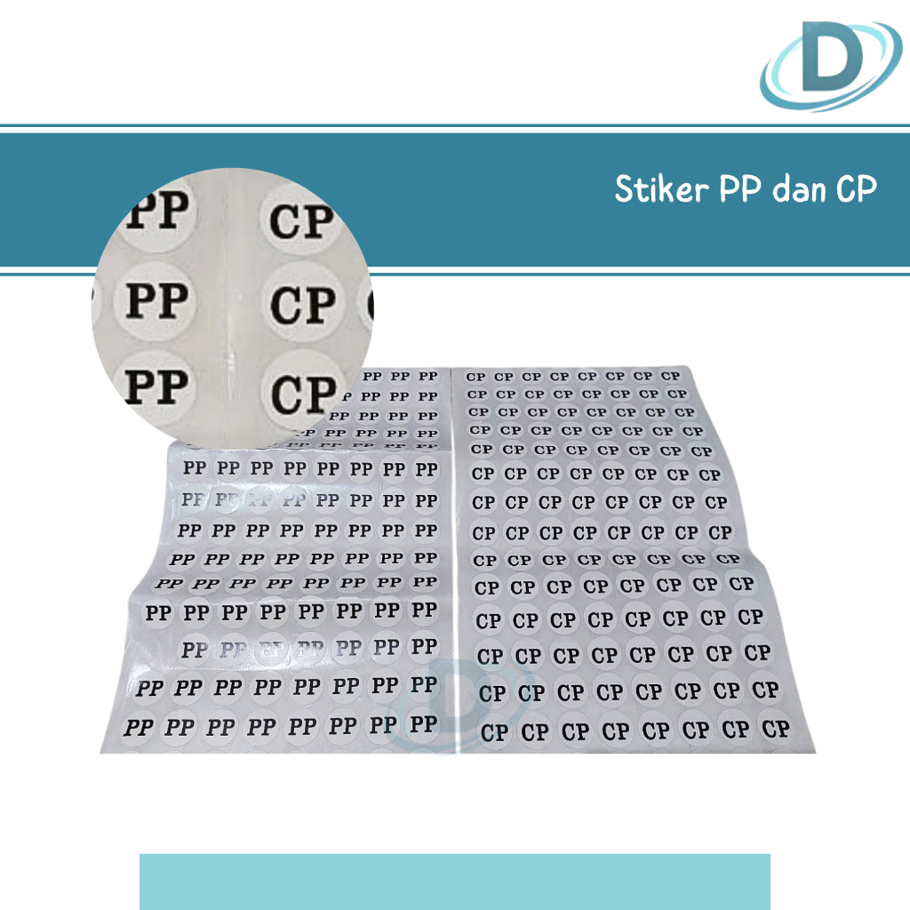 

Stiker Label PP CP Per lembar / Stiker Label Pakaian