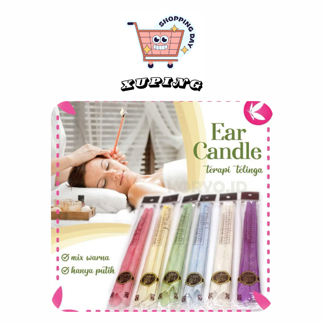 EAR CANDLE PEMBERSIH TELINGA BAKAR LILIN PEMBERSIH TELINGA