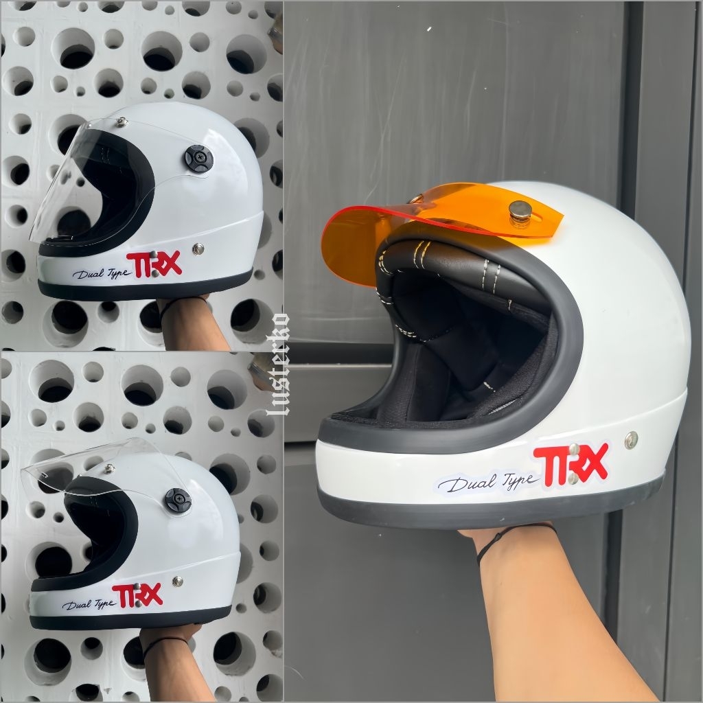 Helm custom fullface TRX dual type