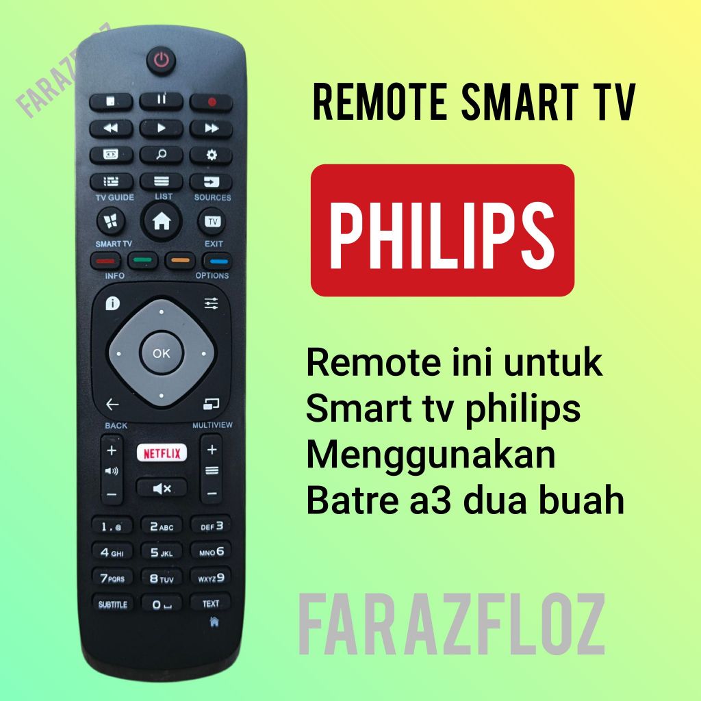 Remote philip smart tv led