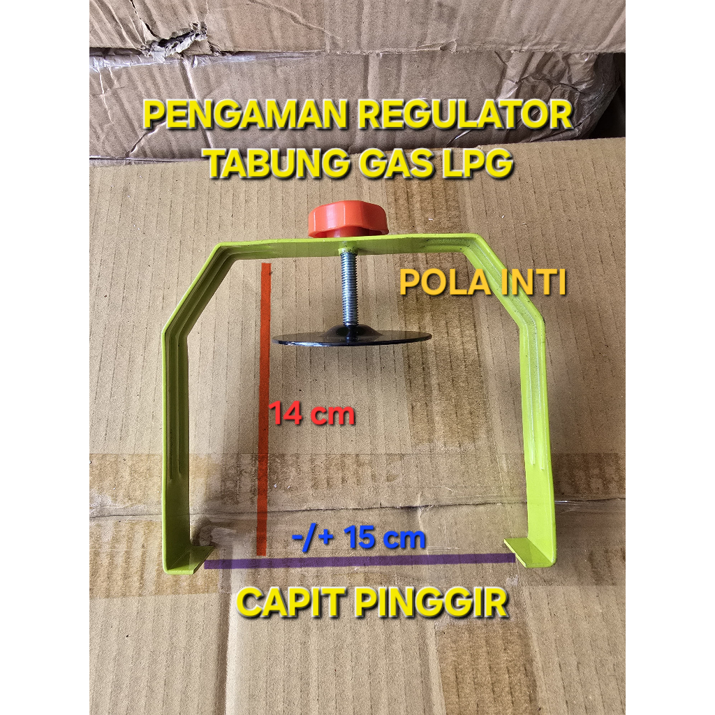 PENGAMAN REGULATOR TABUNG GAS LPG CAPIT PINGGIR PENGUNCI PUTAR