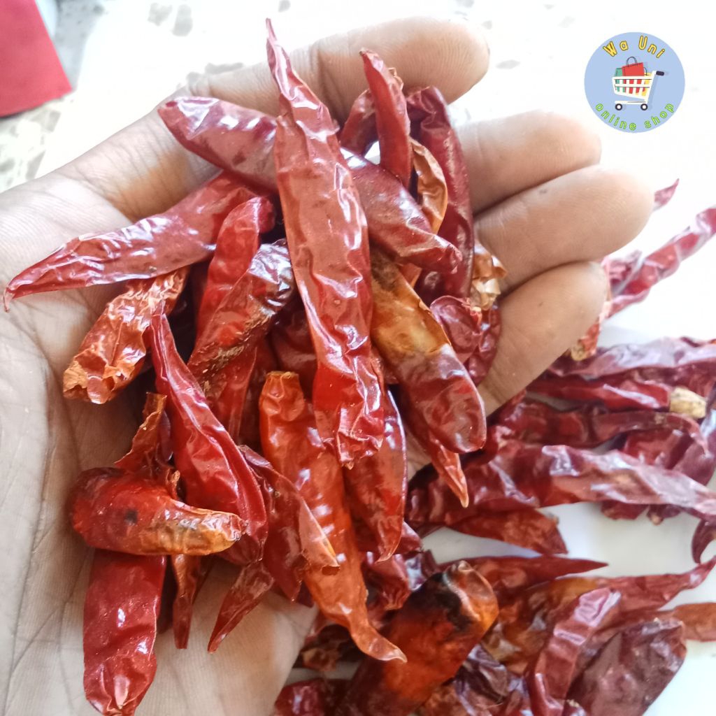 

cabai merah kering 100 gram - bumbu dapur - rempah - penyedap - pedas