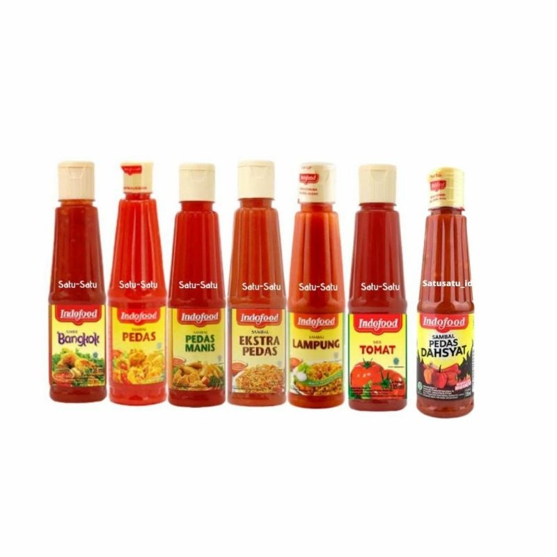 

INDOFOOD SAUS TOMAT/SAUS SAMBAL/SAMBAL BANGKOK 135ML