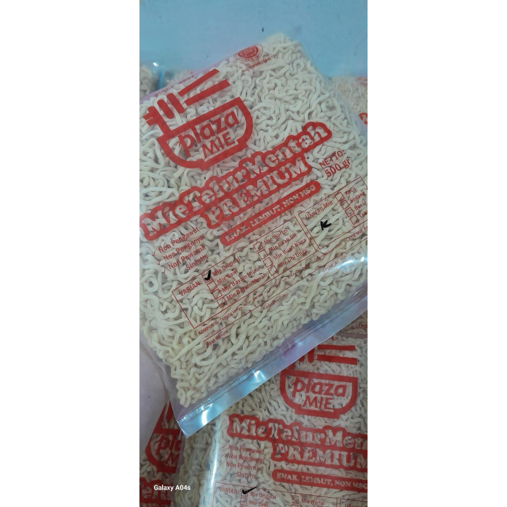 

Mie keriting plaza mie 500 gr