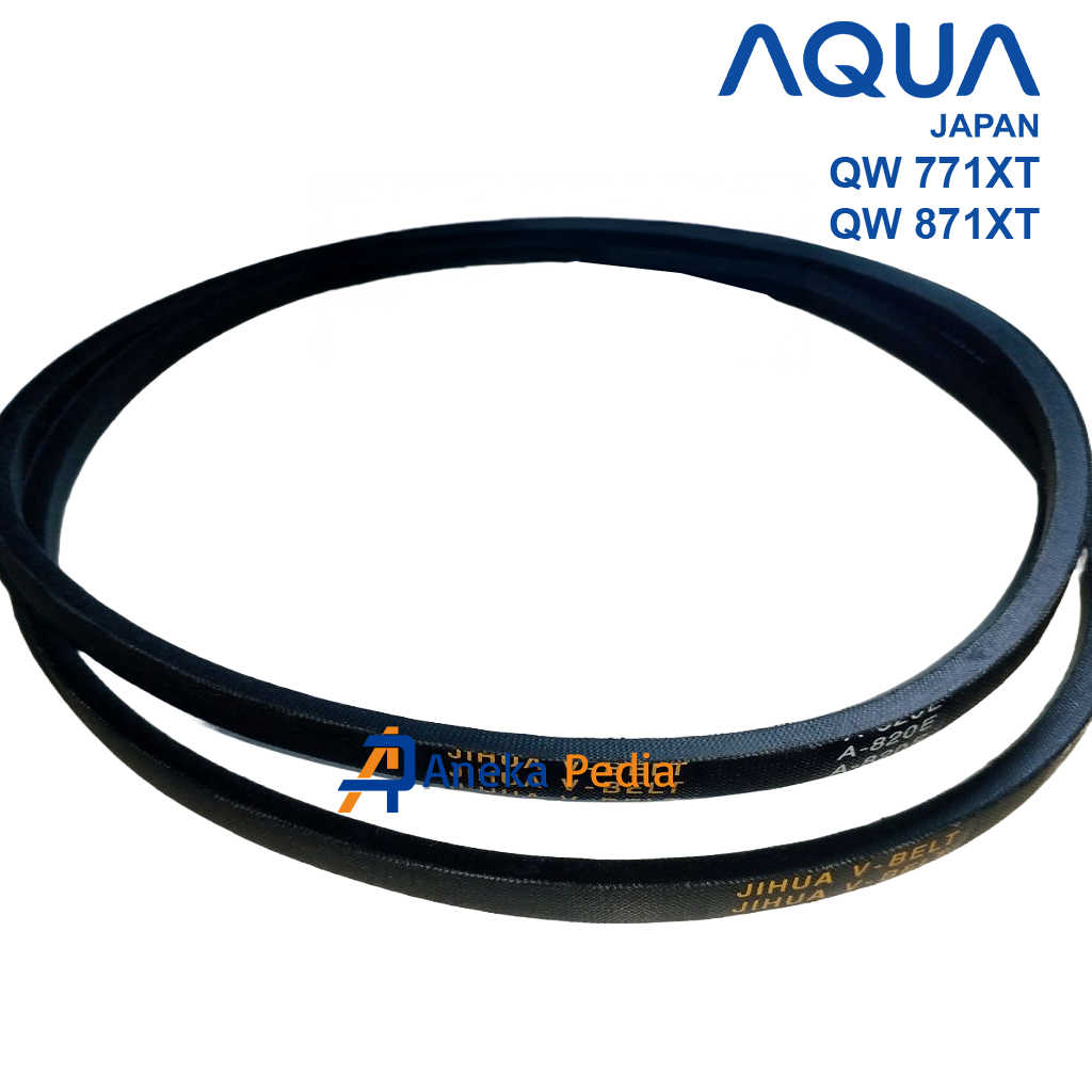 V-BELT A-820E AQUA 7 - 8 Kg QW 771XT 871XT Van Fan Vanbelt Mesin Cuci 2 Tabung QW771XT QW871XT VanBe