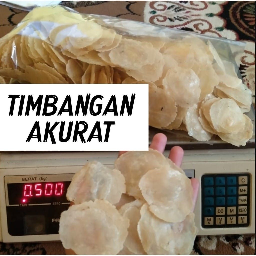 

✨mba.charir✨ emping mlinjo 1\2kg 1kg || emping tipis dari mlinjo asli