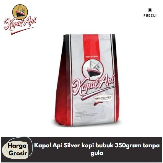 

Kapal Api Silver Kopi Bubuk 350 gram tanpa gula