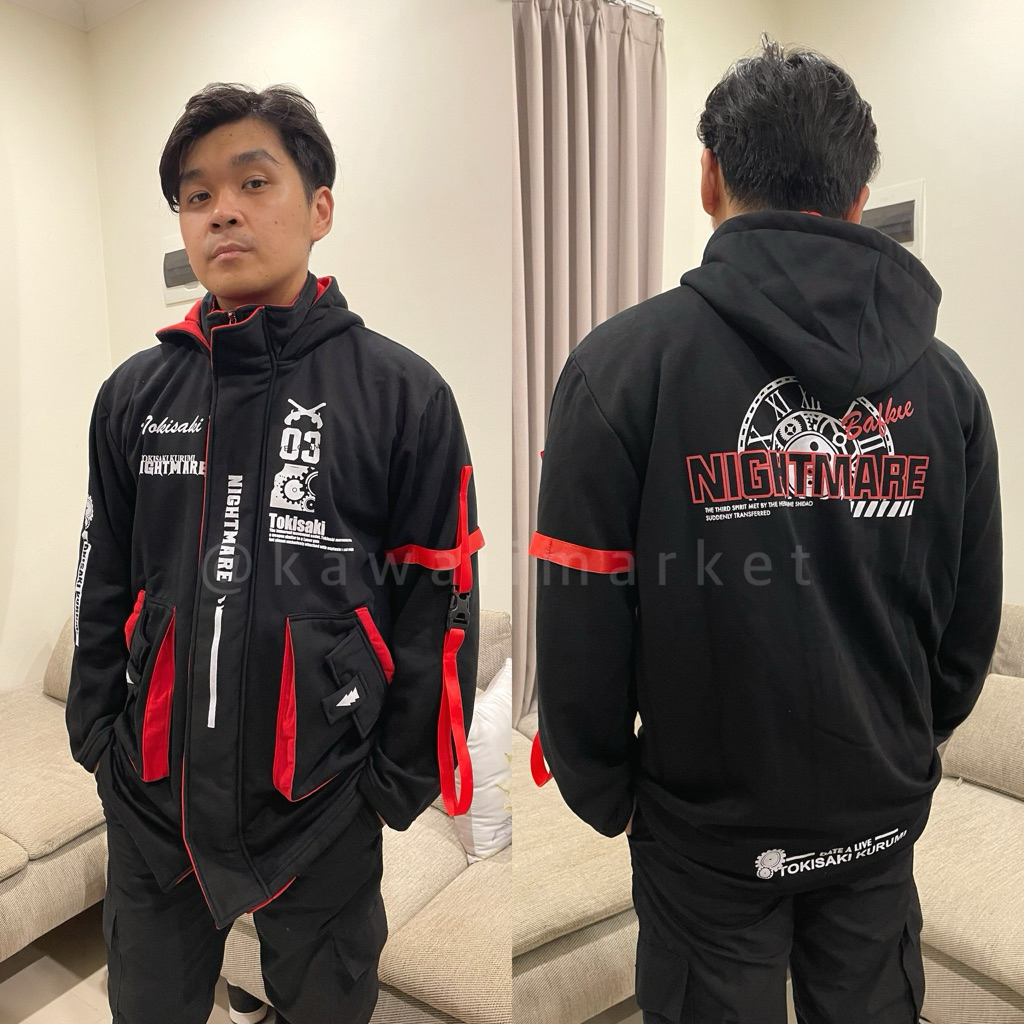 Tokisaki Kurumi Jacket Date a Live Cosplay Anime Jepang Kawaii