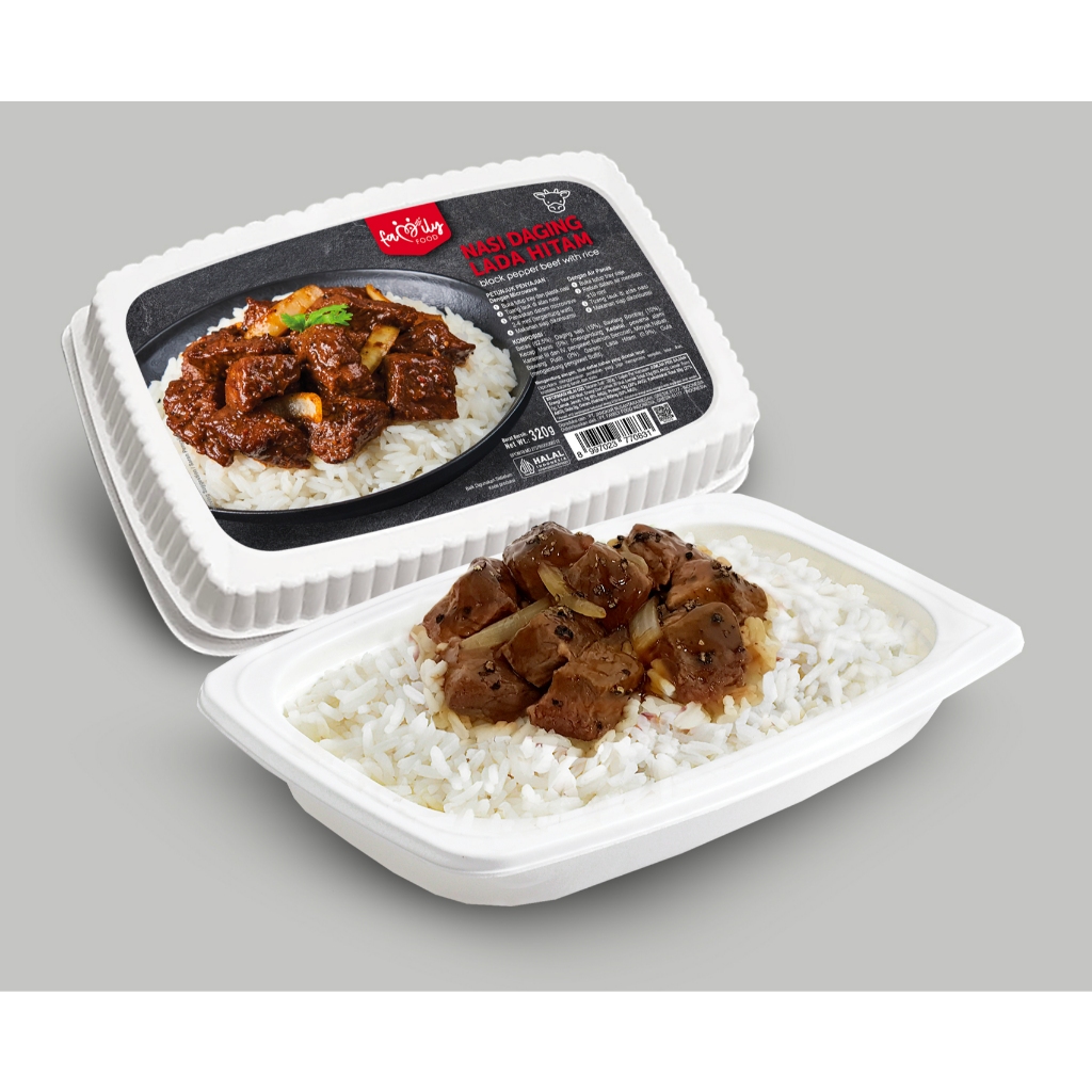 

Family Food Indonesia Ready to Eat - Rendang, Kare, Lada Hitam 320gr (NO BOX)