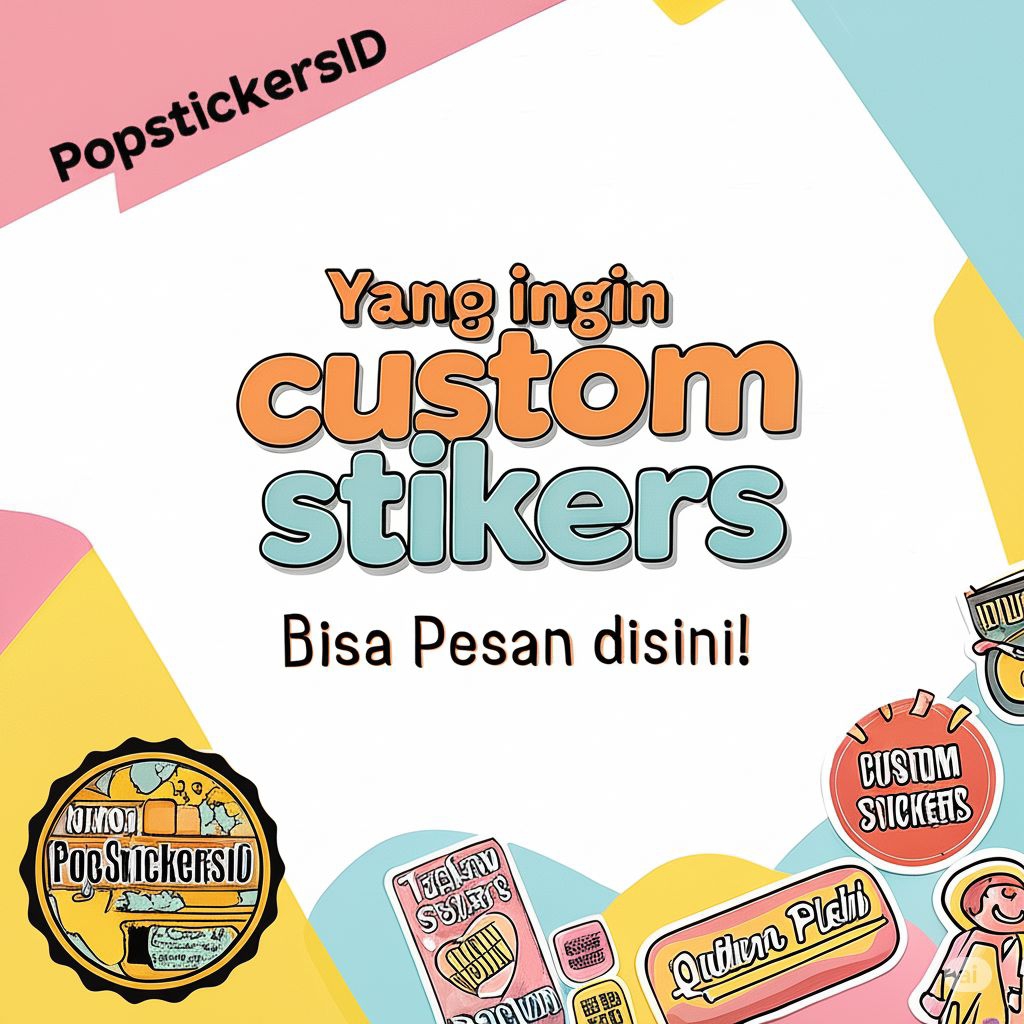 

Custom Stickers Premium / Desain Suka-Suka Kualitas Premium anti Pudar