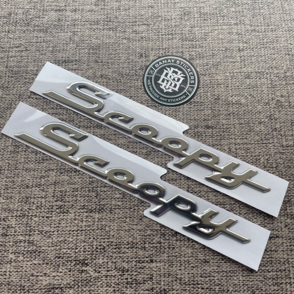 Emblem Scoopy Karbu Latin Original