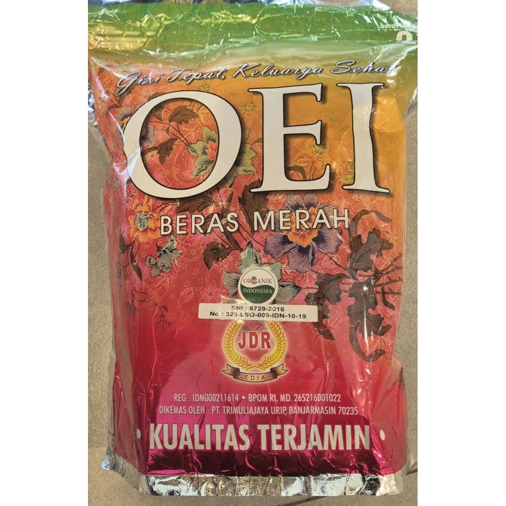 

Beras Merah Premium JDR - OEI Premium Red Rice 2 Kg - RM.