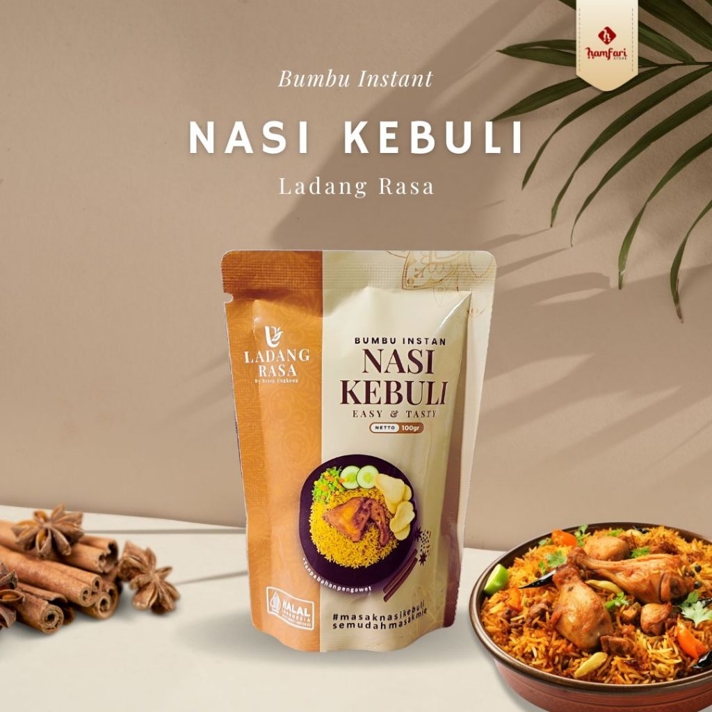 

[ Agen ] Ladang Rasa Bumbu Instan Nasi Kebuli By Resep Engkong Rempahnya Terasa dan Lezat