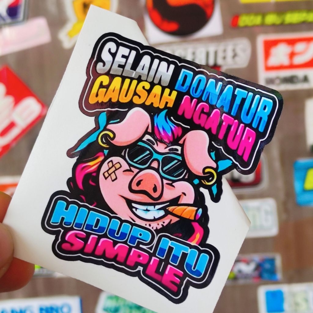 

Stiker HIDUP ITU SIMPLE GLOSSY