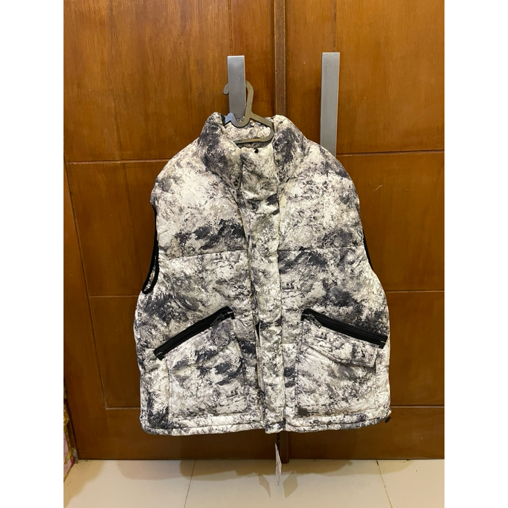 vest puffer zara reflective